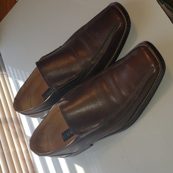 Fumagalli Brown Leather Dress Shoes - Picture 2 of 6